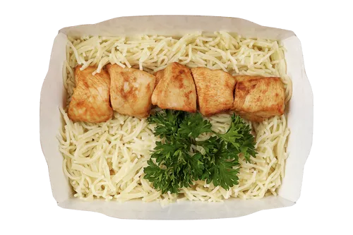 Рулет куриный с вермишелью